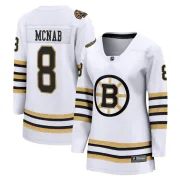 Fanatics Branded Women's Peter Mcnab Boston Bruins Premier Breakaway 100th Anniversary Jersey - White