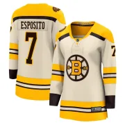 Fanatics Branded Women's Phil Esposito Boston Bruins Premier Breakaway 100th Anniversary Jersey - Cream