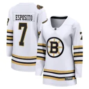 Fanatics Branded Women's Phil Esposito Boston Bruins Premier Breakaway 100th Anniversary Jersey - White