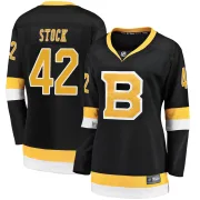 Fanatics Branded Women's Pj Stock Boston Bruins Premier Breakaway Alternate Jersey - Black