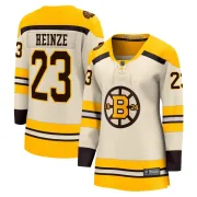 Fanatics Branded Women's Steve Heinze Boston Bruins Premier Breakaway 100th Anniversary Jersey - Cream