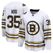 Fanatics Branded Youth Andy Moog Boston Bruins Premier Breakaway 100th Anniversary Jersey - White