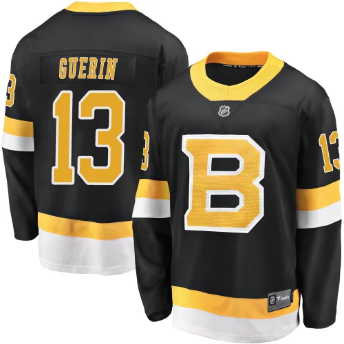 Fanatics Branded Youth Bill Guerin Boston Bruins Premier Breakaway Alternate Jersey - Black