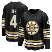 Fanatics Branded Youth Bobby Orr Boston Bruins Premier Breakaway 100th Anniversary Jersey - Black