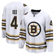 Fanatics Branded Youth Bobby Orr Boston Bruins Premier Breakaway 100th Anniversary Jersey - White