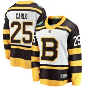Fanatics Branded Youth Brandon Carlo Boston Bruins 2019 Winter Classic Breakaway Jersey - White