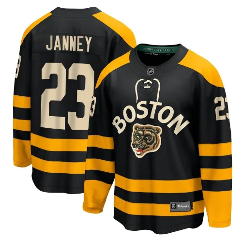 Fanatics Branded Youth Craig Janney Boston Bruins Breakaway 2023 Winter Classic Jersey - Black