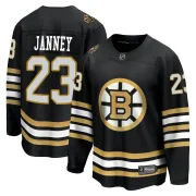 Fanatics Branded Youth Craig Janney Boston Bruins Premier Breakaway 100th Anniversary Jersey - Black