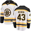 Fanatics Branded Youth Danton Heinen Boston Bruins Breakaway Away Jersey - White
