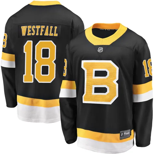 Fanatics Branded Youth Ed Westfall Boston Bruins Premier Breakaway Alternate Jersey - Black