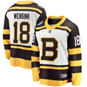 Fanatics Branded Youth John Wensink Boston Bruins 2019 Winter Classic Breakaway Jersey - White
