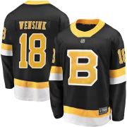 Fanatics Branded Youth John Wensink Boston Bruins Premier Breakaway Alternate Jersey - Black