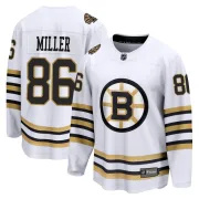 Fanatics Branded Youth Kevan Miller Boston Bruins Premier Breakaway 100th Anniversary Jersey - White