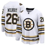 Fanatics Branded Youth Mike Milbury Boston Bruins Premier Breakaway 100th Anniversary Jersey - White
