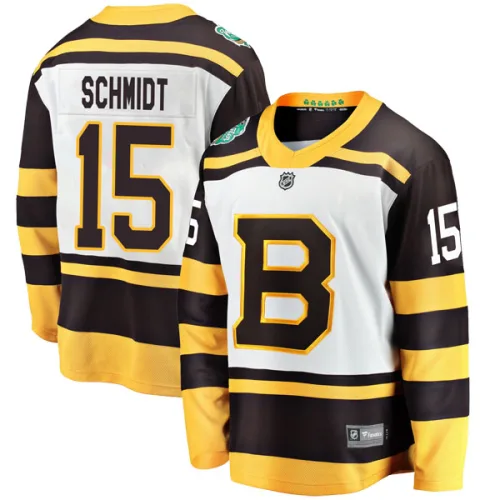 Fanatics Branded Youth Milt Schmidt Boston Bruins 2019 Winter Classic Breakaway Jersey - White