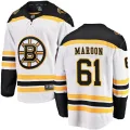 Fanatics Branded Youth Pat Maroon Boston Bruins Breakaway Away Jersey - White