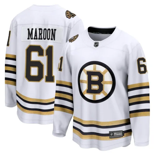 Fanatics Branded Youth Pat Maroon Boston Bruins Premier Breakaway 100th Anniversary Jersey - White