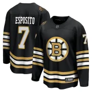Fanatics Branded Youth Phil Esposito Boston Bruins Premier Breakaway 100th Anniversary Jersey - Black