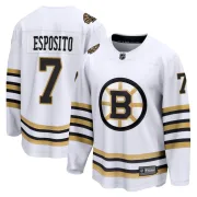 Fanatics Branded Youth Phil Esposito Boston Bruins Premier Breakaway 100th Anniversary Jersey - White