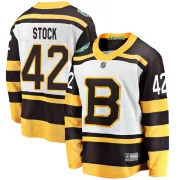 Fanatics Branded Youth Pj Stock Boston Bruins 2019 Winter Classic Breakaway Jersey - White