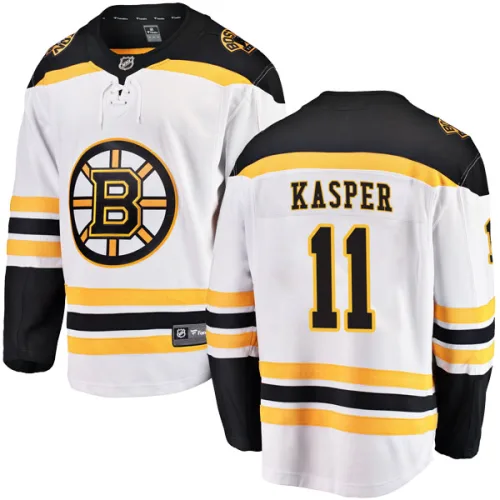 Fanatics Branded Youth Steve Kasper Boston Bruins Breakaway Away Jersey - White