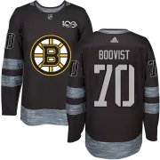 Men's Jesper Boqvist Boston Bruins Authentic 1917-2017 100th Anniversary Jersey - Black