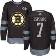 Men's Phil Esposito Boston Bruins Authentic 1917-2017 100th Anniversary Jersey - Black