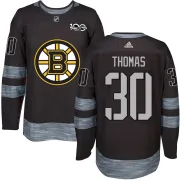 Men's Tim Thomas Boston Bruins Authentic 1917-2017 100th Anniversary Jersey - Black