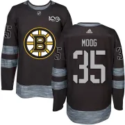Youth Andy Moog Boston Bruins Authentic 1917-2017 100th Anniversary Jersey - Black