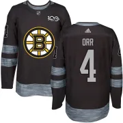 Youth Bobby Orr Boston Bruins Authentic 1917-2017 100th Anniversary Jersey - Black