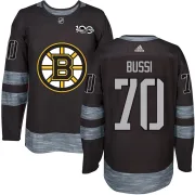 Youth Brandon Bussi Boston Bruins Authentic 1917-2017 100th Anniversary Jersey - Black