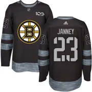 Youth Craig Janney Boston Bruins Authentic 1917-2017 100th Anniversary Jersey - Black