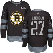 Youth Hampus Lindholm Boston Bruins Authentic 1917-2017 100th Anniversary Jersey - Black