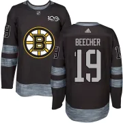 Youth Johnny Beecher Boston Bruins Authentic 1917-2017 100th Anniversary Jersey - Black